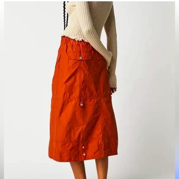 Free People Rory Techie Midi Skirt - Picture 2 of 5